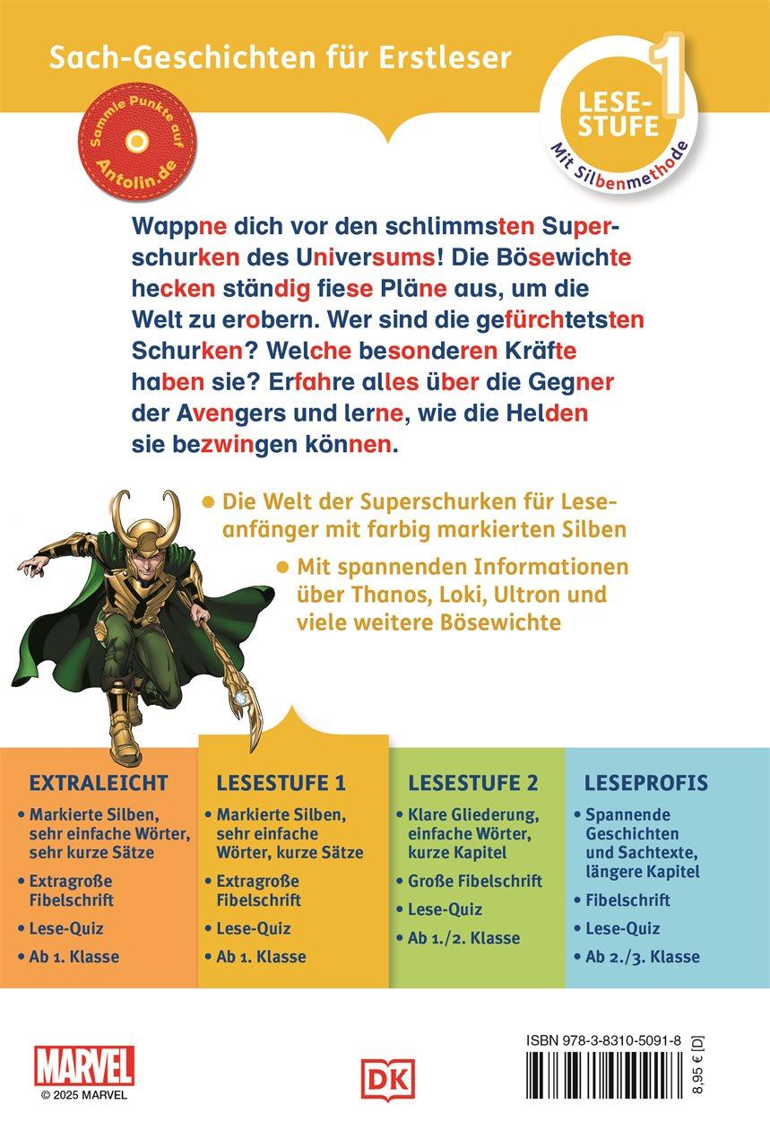 Rückseite: 9783831050918 | SUPERLESER! Marvel Superschurken | Cefn Ridout | Buch | SUPERLESER!