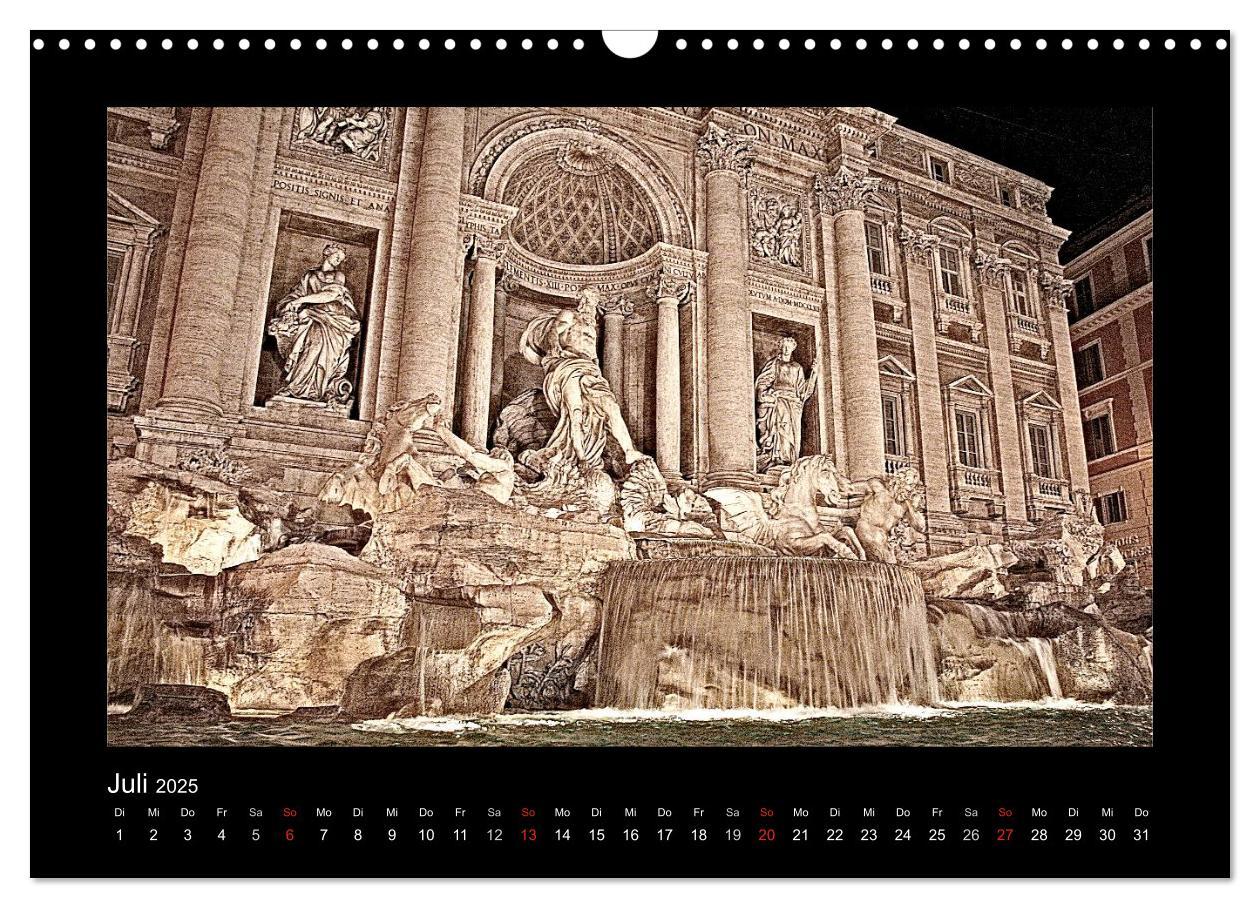 Bild: 9783435827640 | Roma (Wandkalender 2025 DIN A3 quer), CALVENDO Monatskalender | 2025