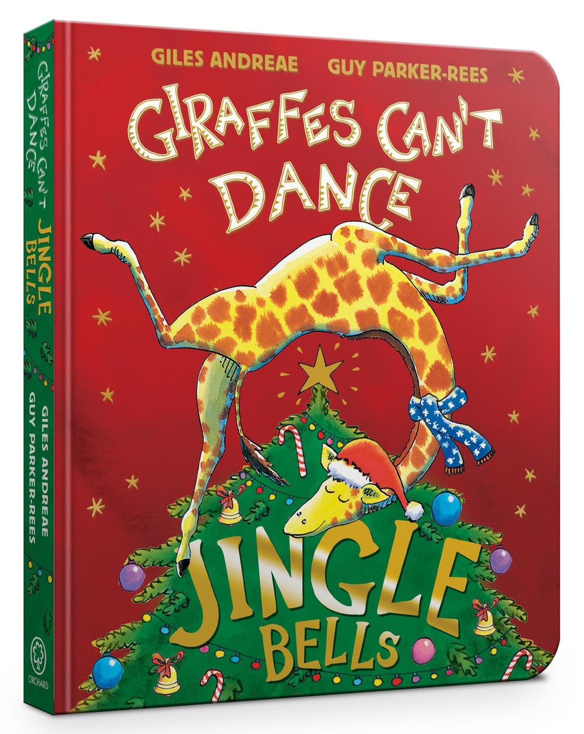 Cover: 9781408371855 | Jingle Bells from Giraffes Can't Dance Board Book | Giles Andreae