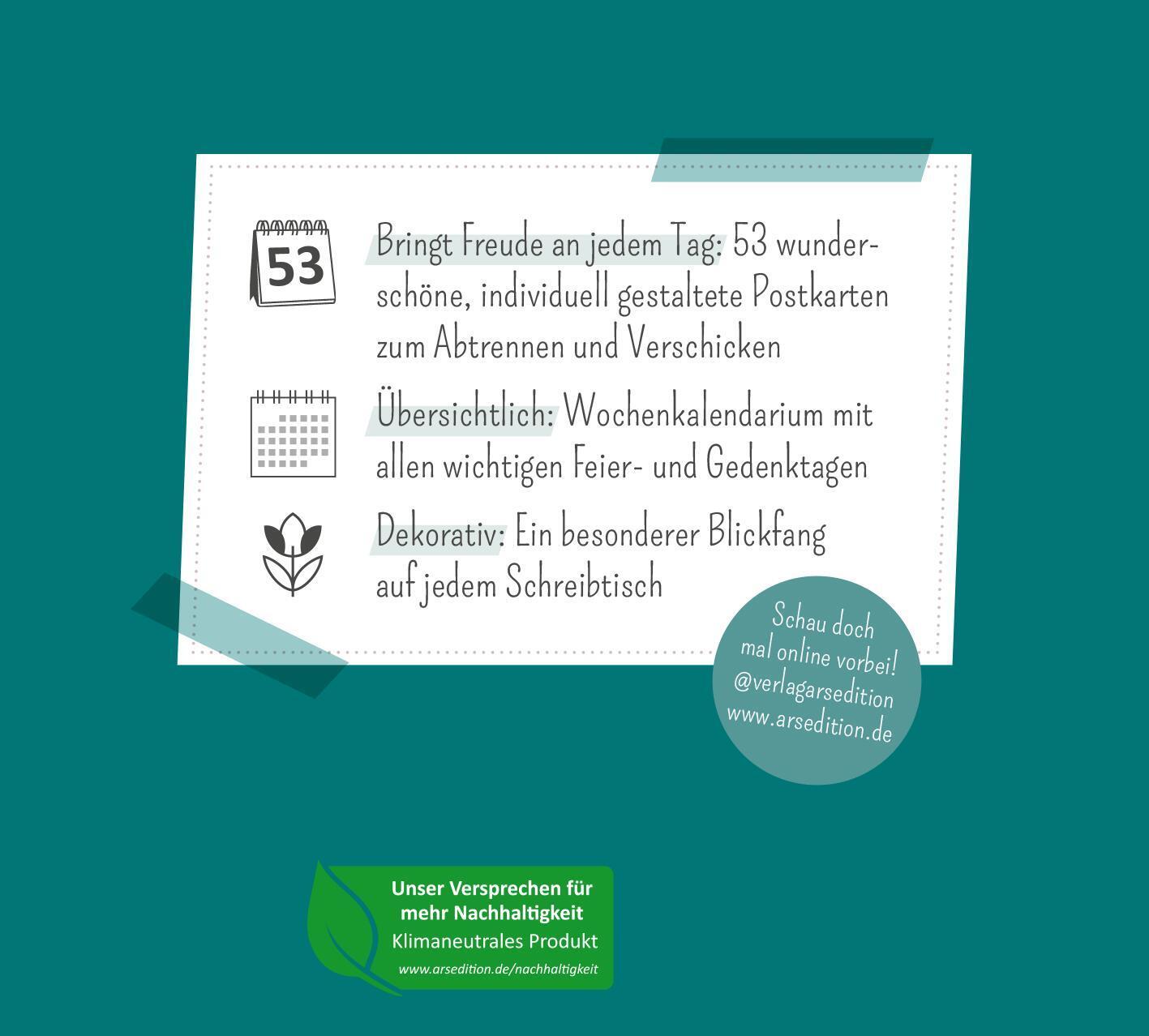 Rückseite: 4014489132844 | Postkartenkalender Ganz schön viel Meinung für so wenig Ahnung 2025