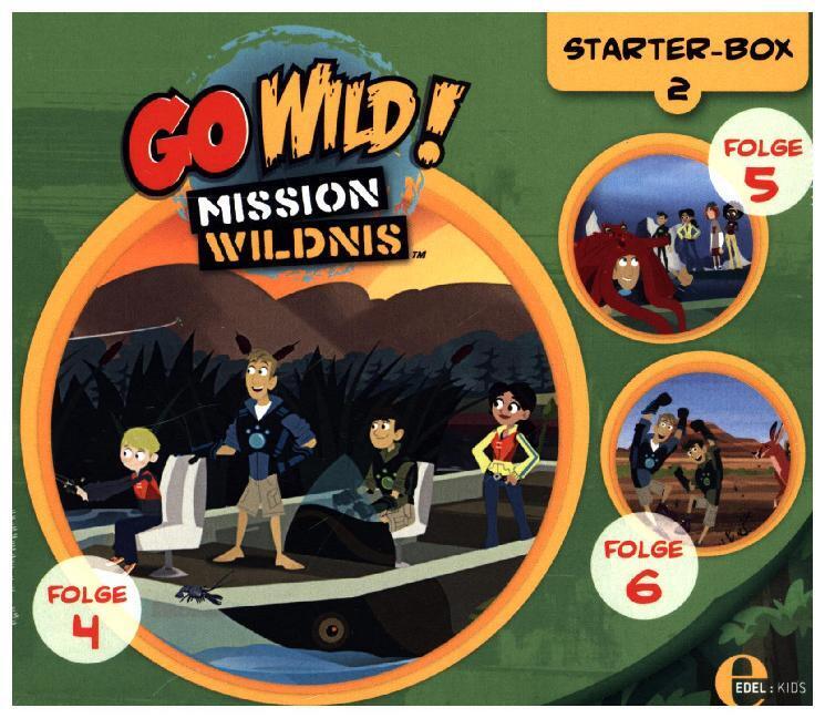 Cover: 4029759124443 | Go Wild! - Mission Wildnis - Starter-Box. Box.2, 3 Audio-CD | Audio-CD