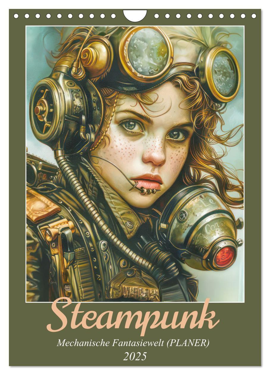 Cover: 9783457146774 | Steampunk - Mechanische Fantasiewelt (Wandkalender 2025 DIN A4...