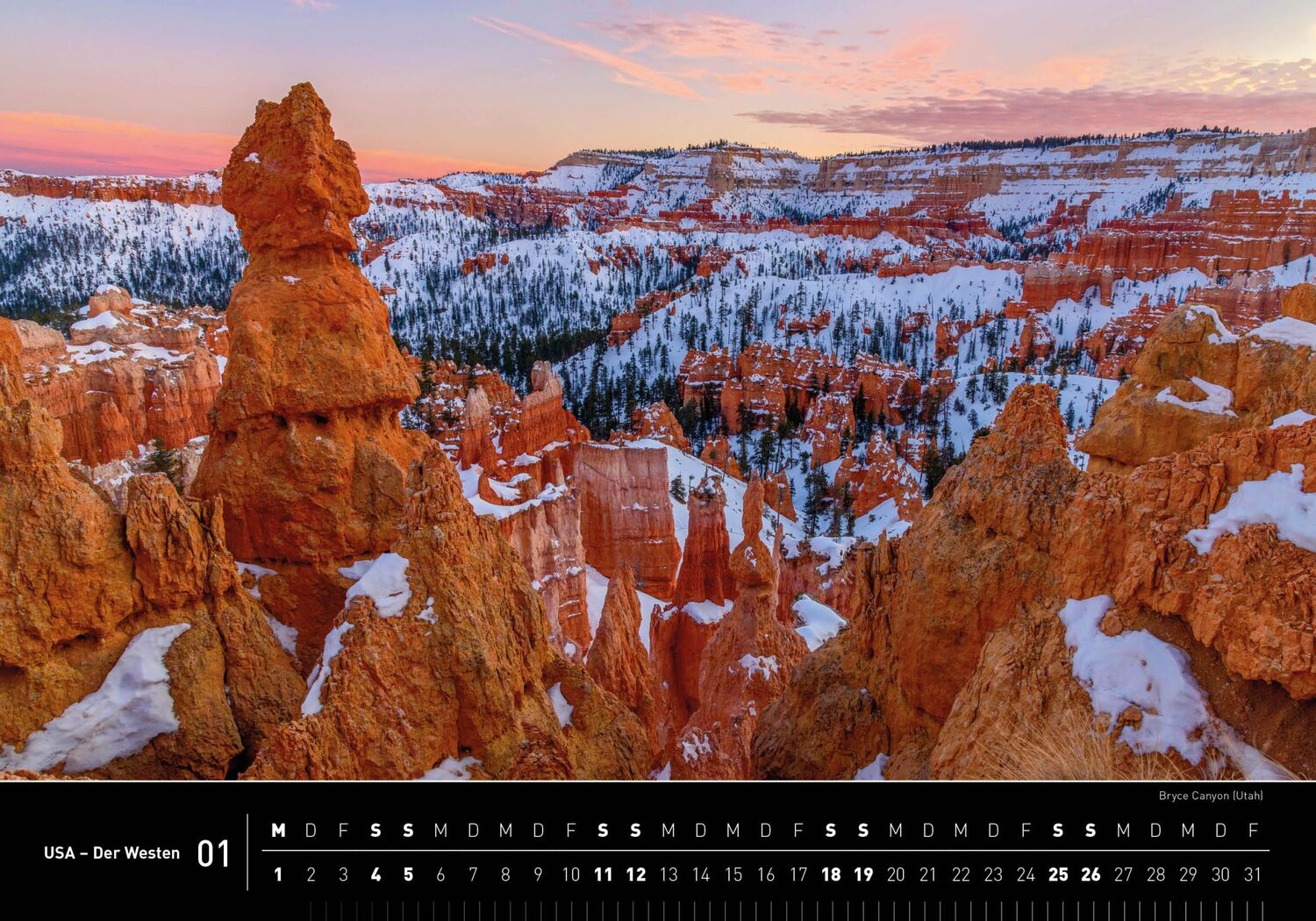 Bild: 9783968555126 | 360° USA - Der Westen Premiumkalender 2025 | Christian Heeb | Kalender