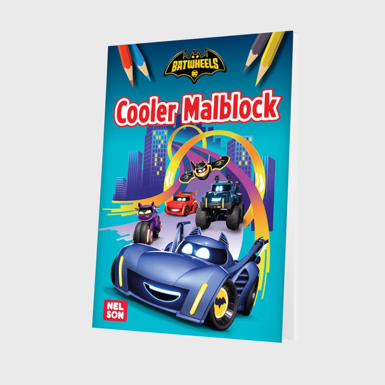 Bild: 9783845127996 | DC Batwheels: Cooler Malblock | Taschenbuch | DC Universum | 128 S.