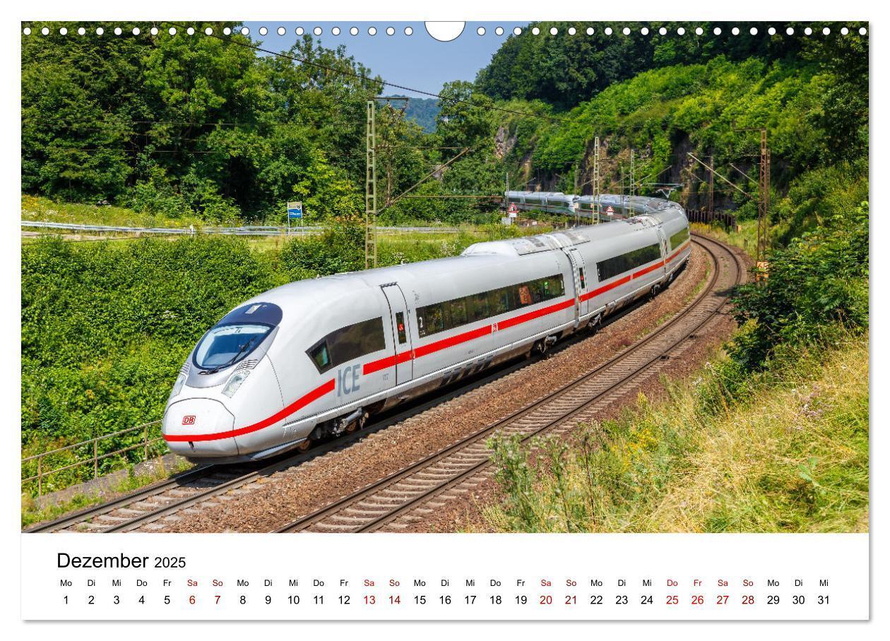 Bild: 9783435035304 | Eisenbahn in Deutschland (Wandkalender 2025 DIN A3 quer), CALVENDO...