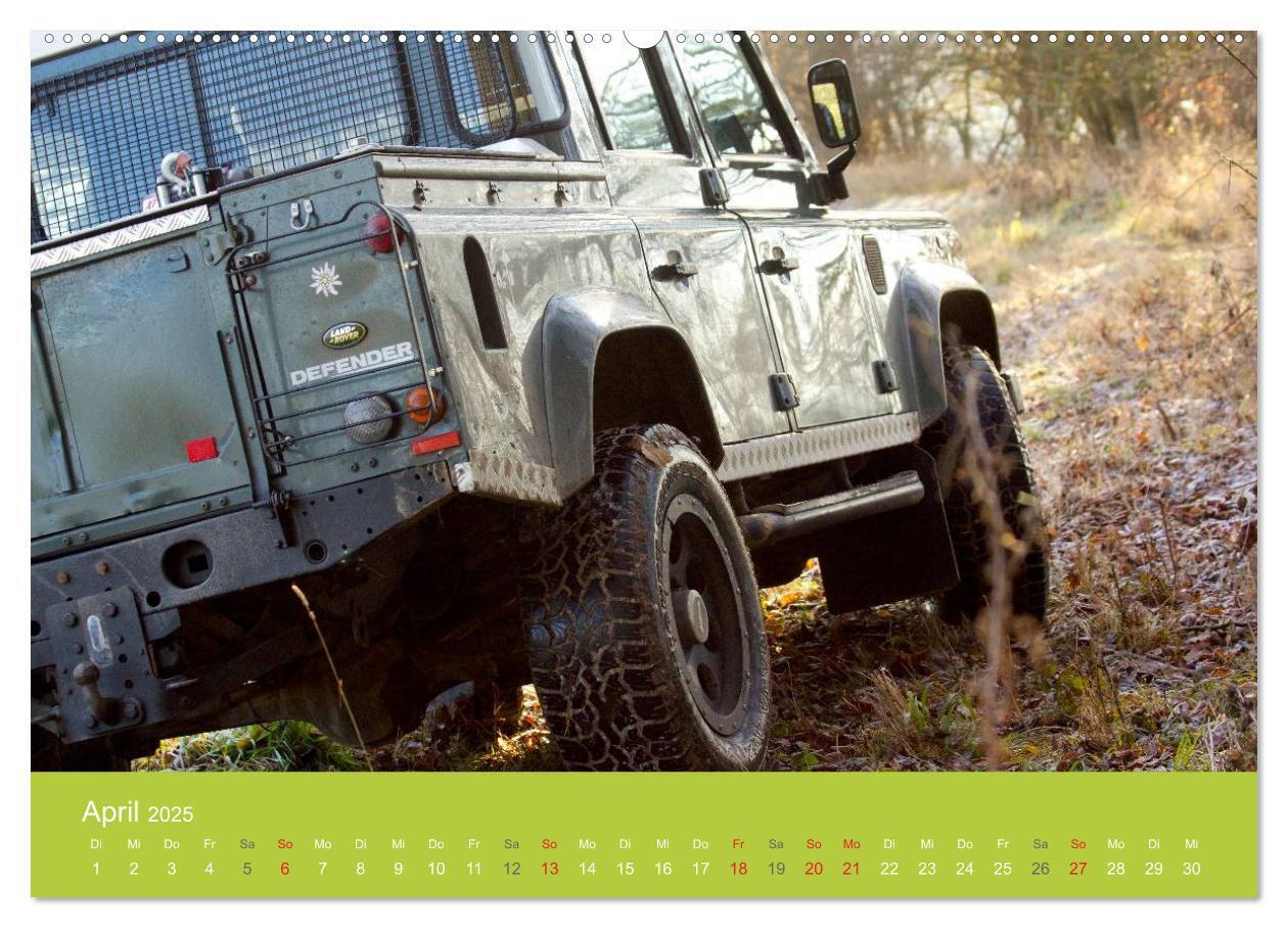 Bild: 9783435505555 | Defender für's Grobe (Wandkalender 2025 DIN A2 quer), CALVENDO...