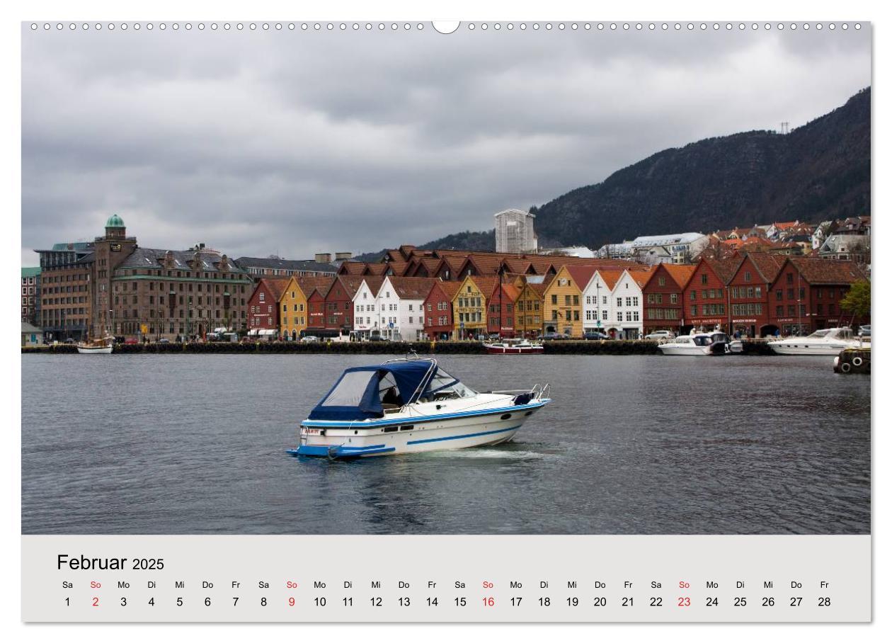 Bild: 9783435792207 | Mit den Hurtigruten unterwegs (Wandkalender 2025 DIN A2 quer),...