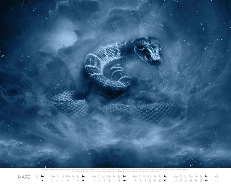 Bild: 9783966647984 | Patronus Kalender für Potterheads 2025 XXL-Wandkalender | Ferreira