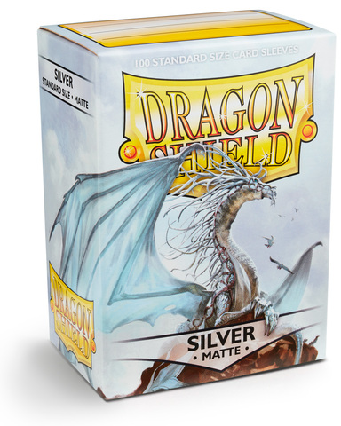 Cover: 5706569110086 | DS100 Matte - Silver | DragonShield | ART11008 | Dragon Shield