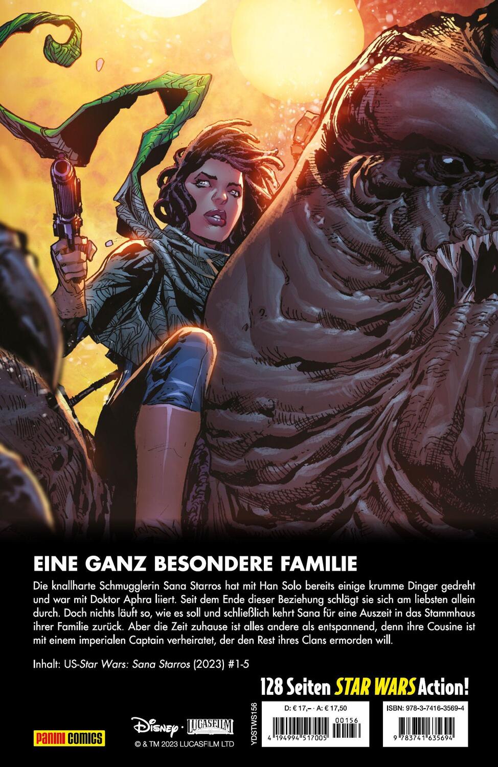 Rückseite: 9783741635694 | Star Wars Comics: Sana Starros - Familienangelegenheiten | Taschenbuch