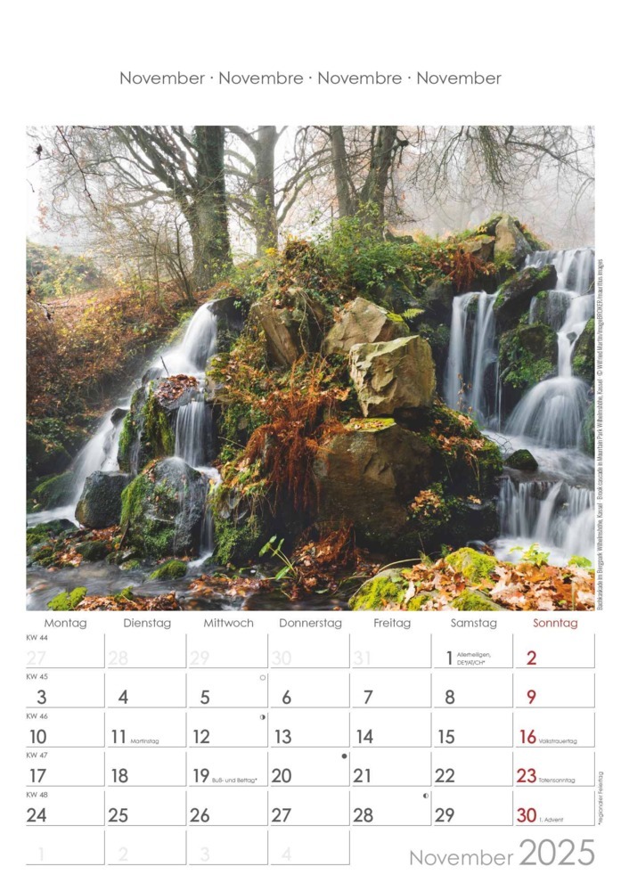 Bild: 4251732343194 | Alpha Edition - Hessen 2025 Bildkalender, 23,7x34cm, Wandkalender...