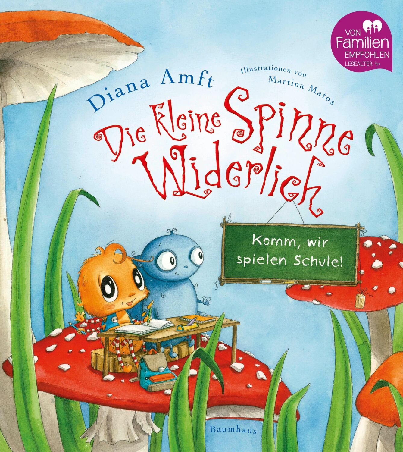 Cover: 9783833904455 | Die kleine Spinne Widerlich 05 - Komm, wir spielen Schule! | Amft