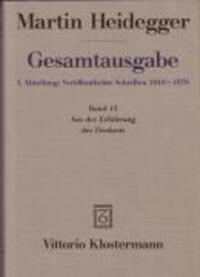 Cover: 9783465032021 | Gesamtausgabe Abt. 1 Veröffentlichte Schriften Bd. 13. Aus der...