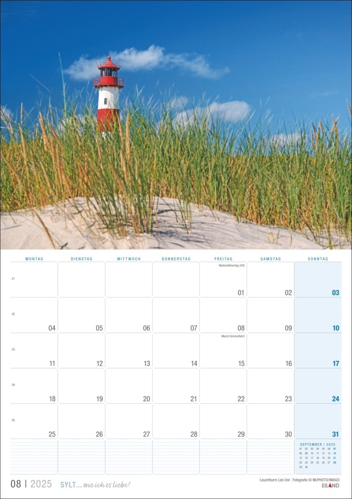 Bild: 9783964023438 | Sylt ... wie ich es liebe Kalender 2025 | Kalender | 13 S. | Deutsch