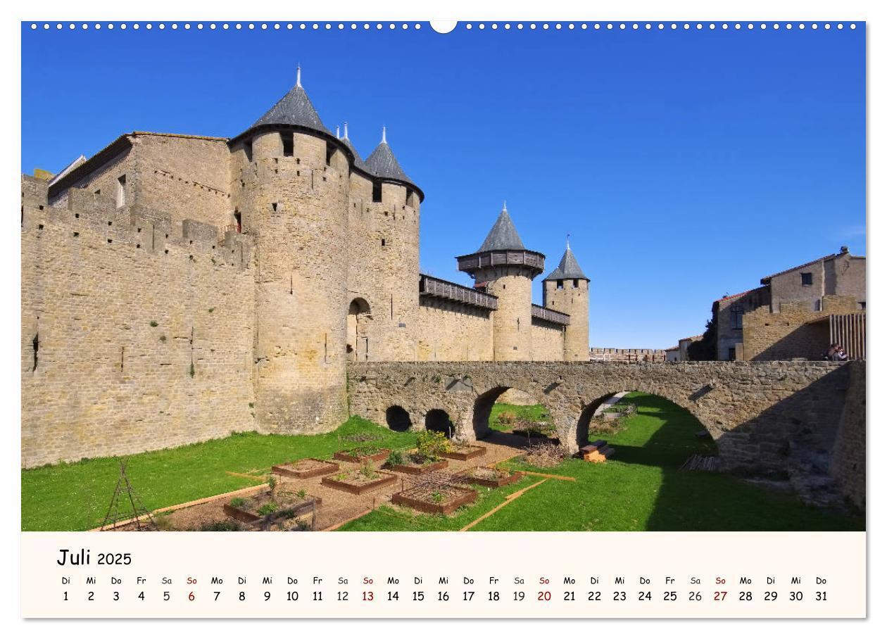 Bild: 9783435455249 | Cite von Carcassonne - Zeitreise ins Mittelalter (Wandkalender 2025...