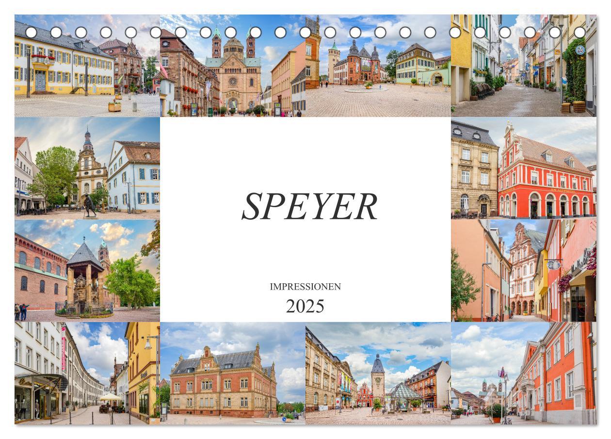 Cover: 9783435194070 | Speyer Impressionen (Tischkalender 2025 DIN A5 quer), CALVENDO...