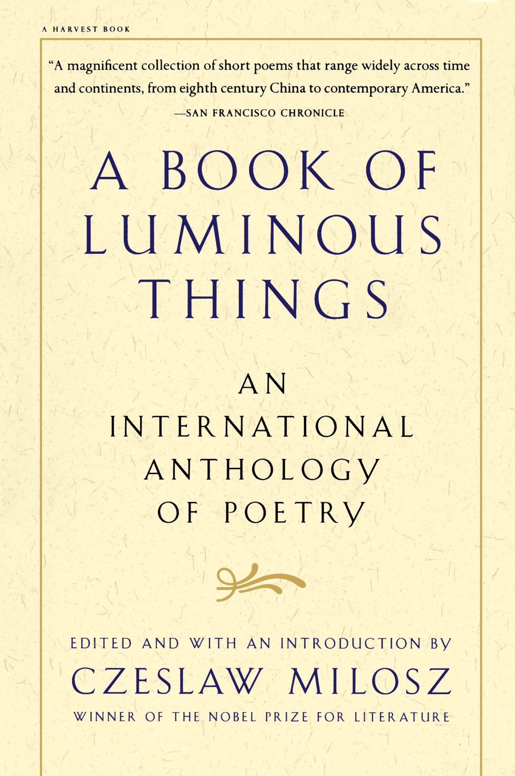 Cover: 9780156005746 | Book of Luminous Things | Czeslaw Milosz | Taschenbuch | Englisch