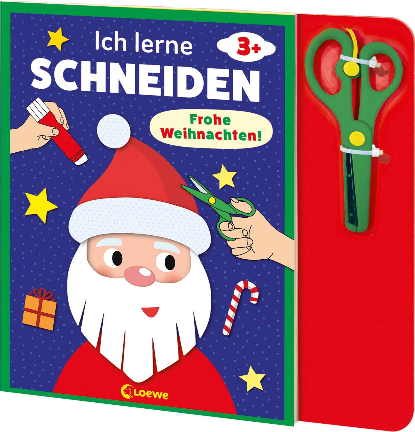 Cover: 9783743219434 | Ich lerne schneiden - Frohe Weihnachten! | Loewe Kreativ (u. a.)