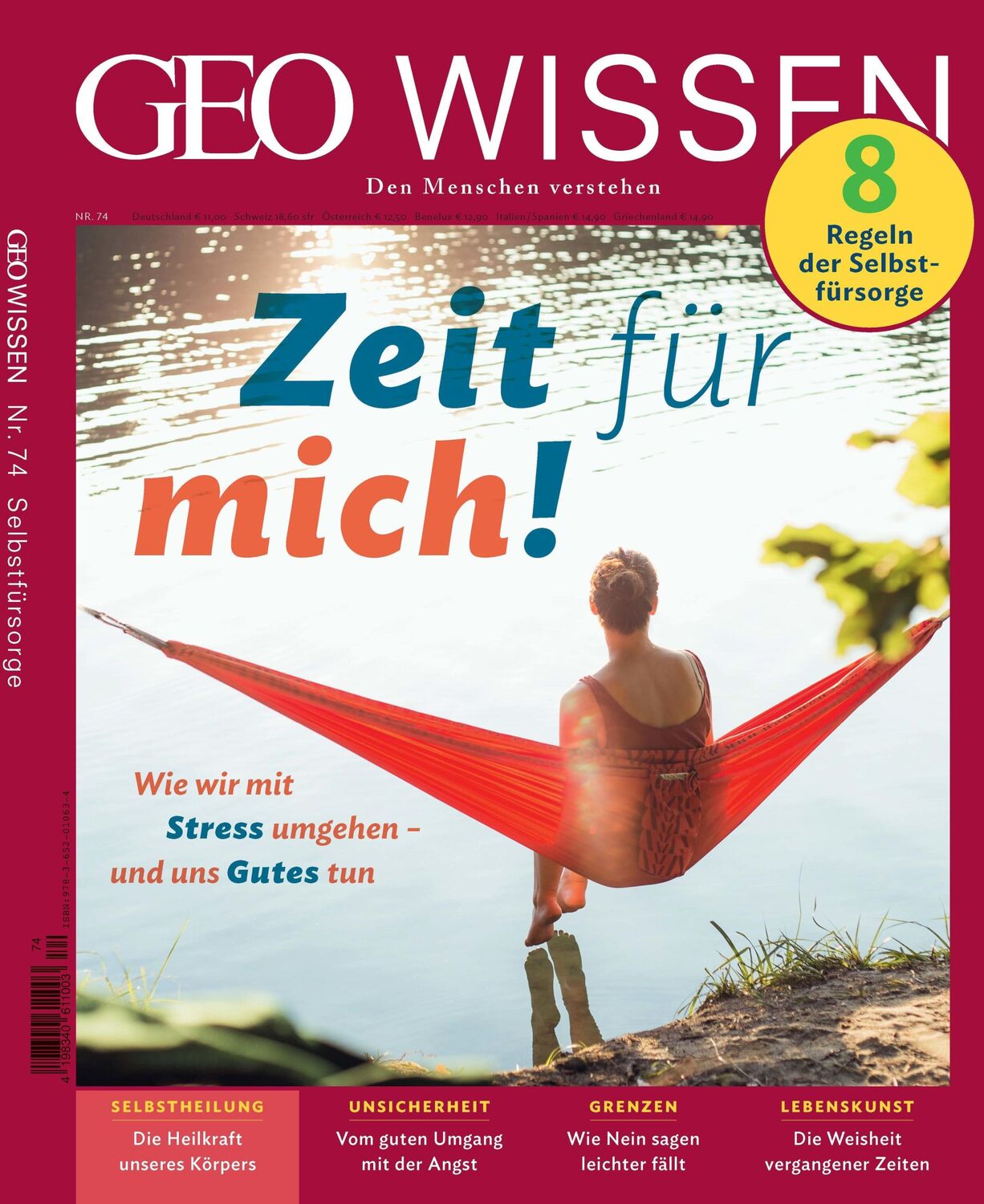 Cover: 9783652010634 | GEO Wissen 74/2021 - Zeit für mich | Den Menschen verstehen | 148 S.