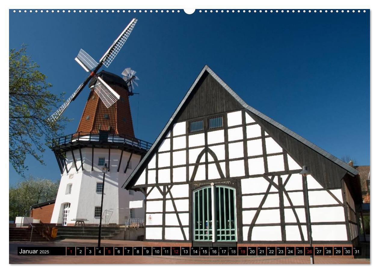 Bild: 9783435737307 | Windmühlen in Deutschland (Wandkalender 2025 DIN A2 quer), CALVENDO...