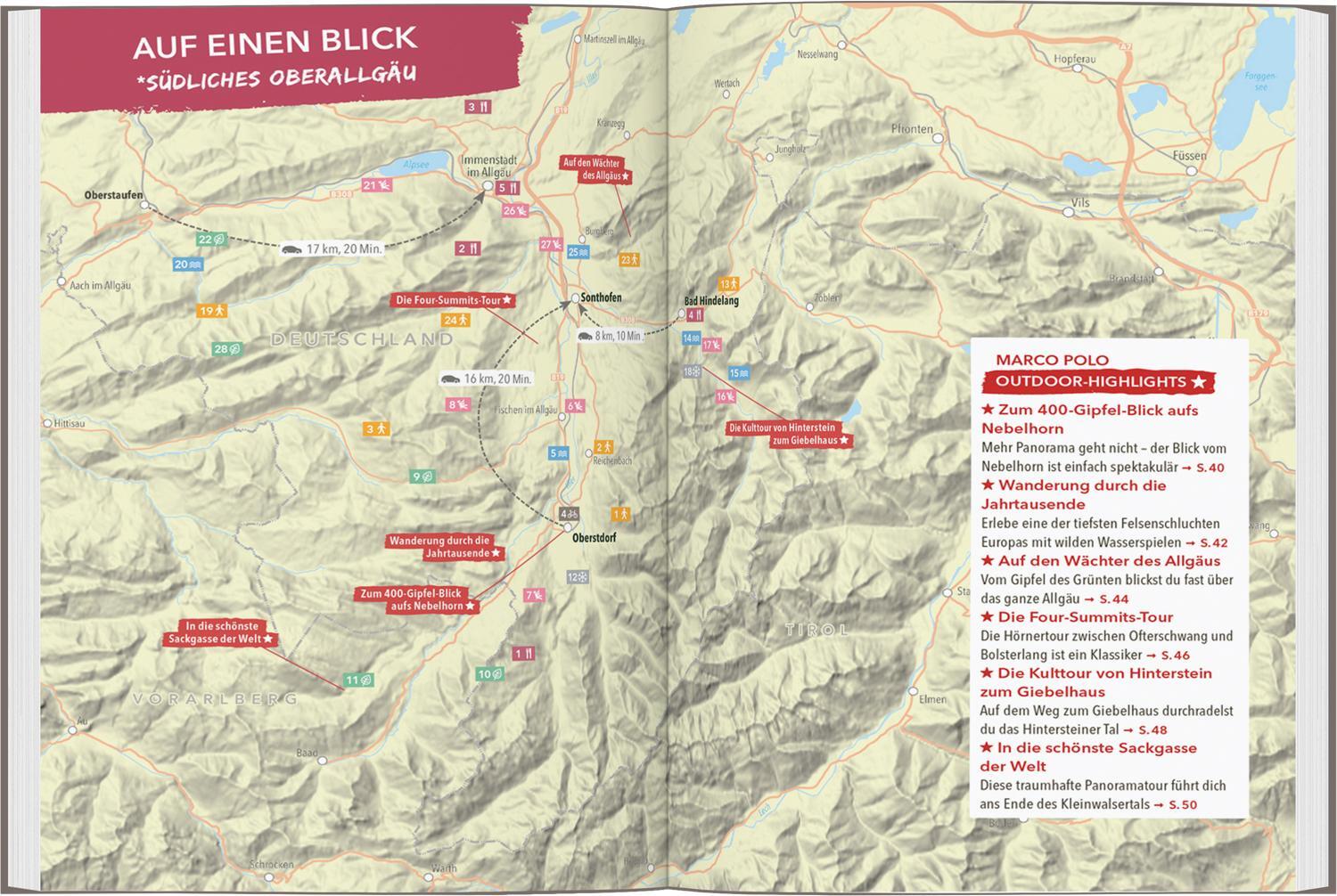 Bild: 9783575019271 | MARCO POLO OUTDOOR GUIDE Reiseführer Allgäu | Barbara Kettl-Römer