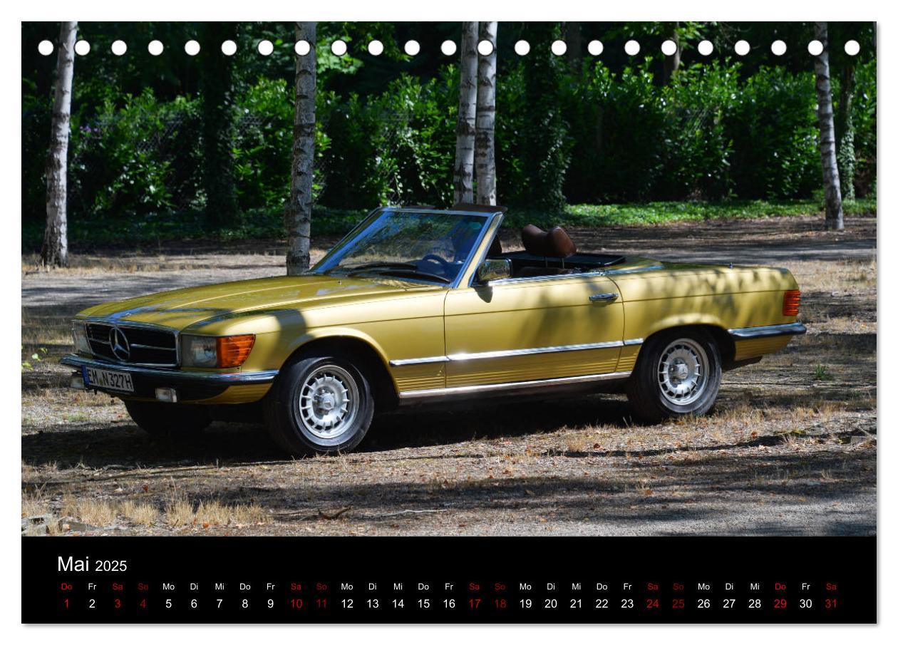 Bild: 9783435440825 | Mercedes SL W107 - zeitlose Eleganz (Tischkalender 2025 DIN A5...