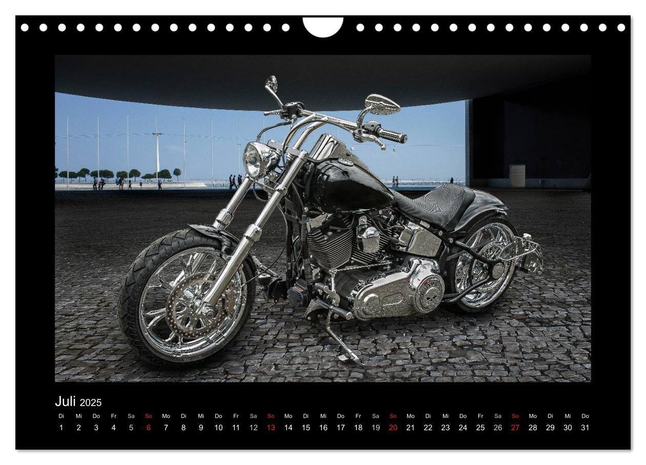 Bild: 9783435709342 | Motorrad-Träume ¿ Chopper und Custombikes (Wandkalender 2025 DIN A4...