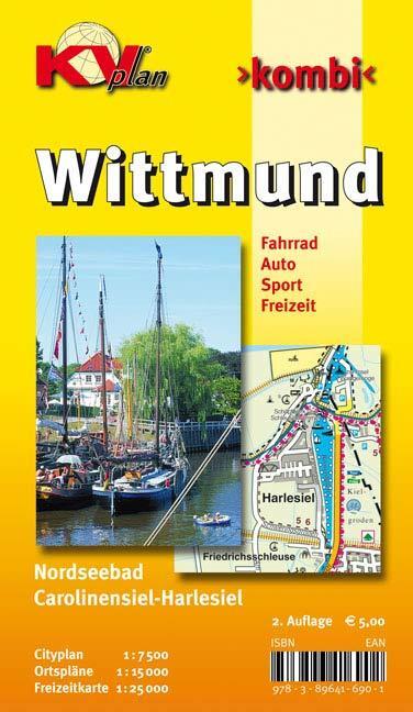 Cover: 9783896416902 | Wittmund, KVplan, Radkarte/Freizeitkarte/Stadtplan, 1:25.000 /...