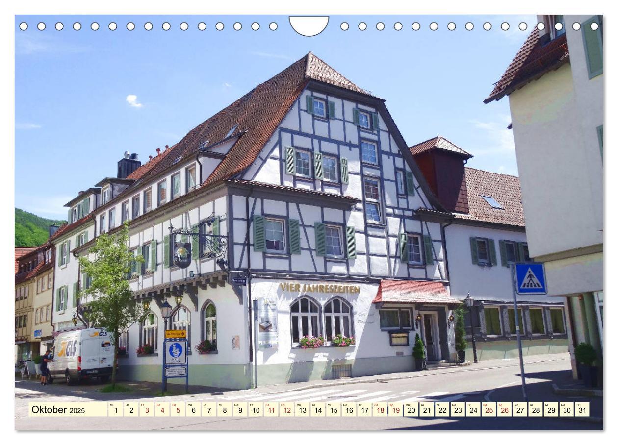 Bild: 9783435367351 | Unterwegs in Bad Urach (Wandkalender 2025 DIN A4 quer), CALVENDO...