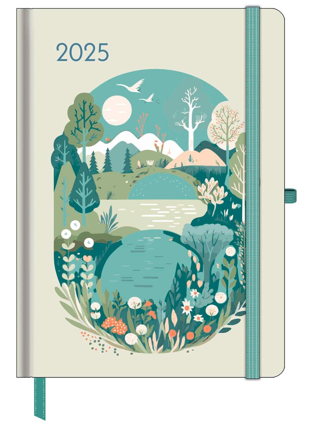 Cover: 4002725981813 | GreenLine Diary Green Vibes 2025 - Buchkalender - Taschenkalender -...