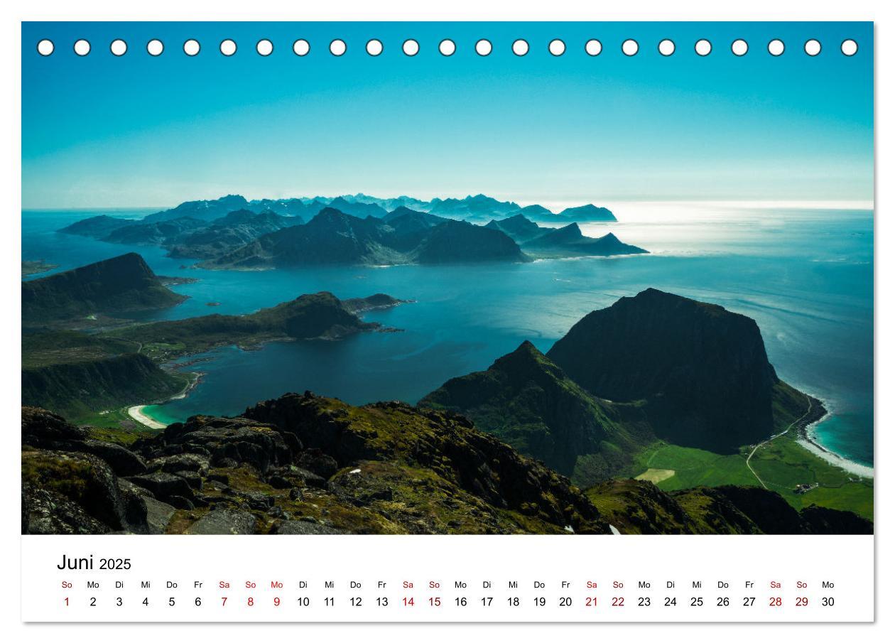 Bild: 9783435008476 | Lofoten (Tischkalender 2025 DIN A5 quer), CALVENDO Monatskalender