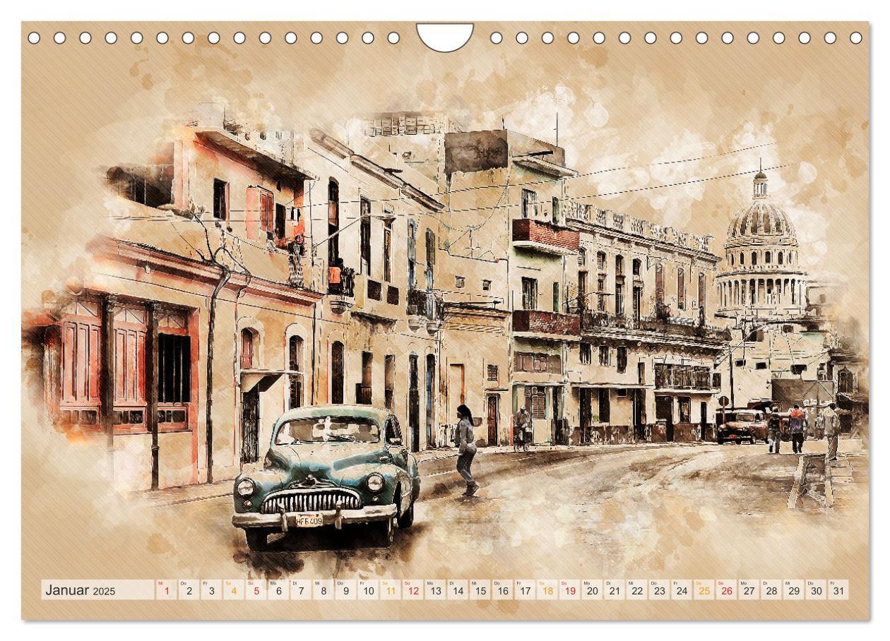 Bild: 9783435087594 | Cuba - Inselstaat in der Karibik (Wandkalender 2025 DIN A4 quer),...