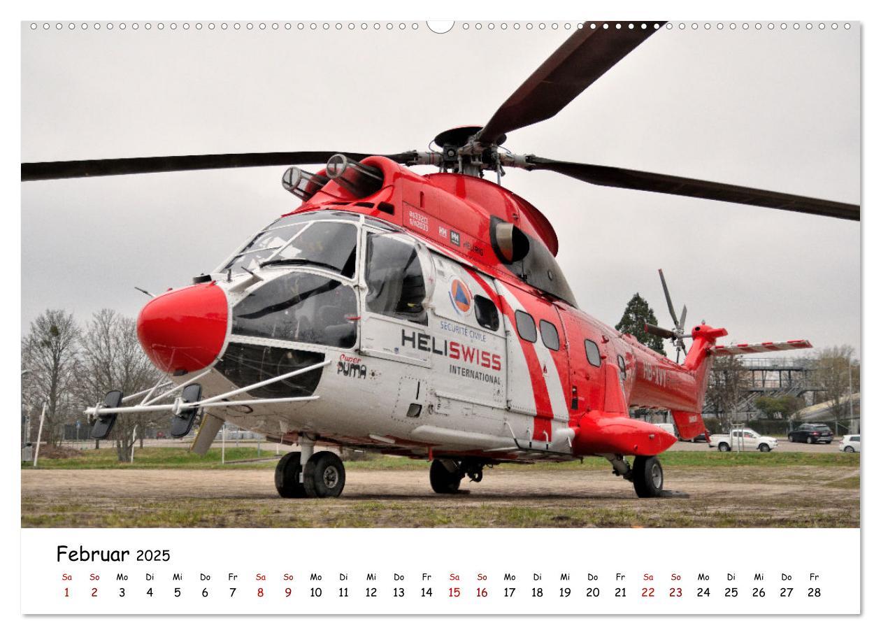 Bild: 9783457235621 | Die beeindruckende Welt der Hubschrauber (Wandkalender 2025 DIN A2...