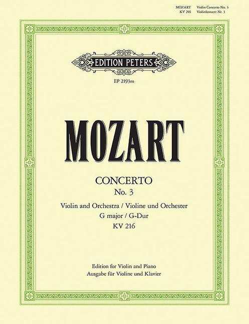 Cover: 9790014009922 | Konzert G-Dur KV 216 | Wolfgang Amadeus Mozart | Taschenbuch | 50 S.