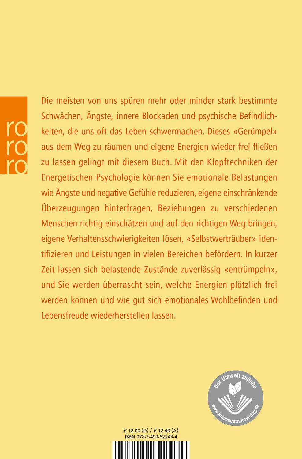 Rückseite: 9783499622434 | Feng Shui gegen das Gerümpel im Kopf | Michael Bohne | Taschenbuch