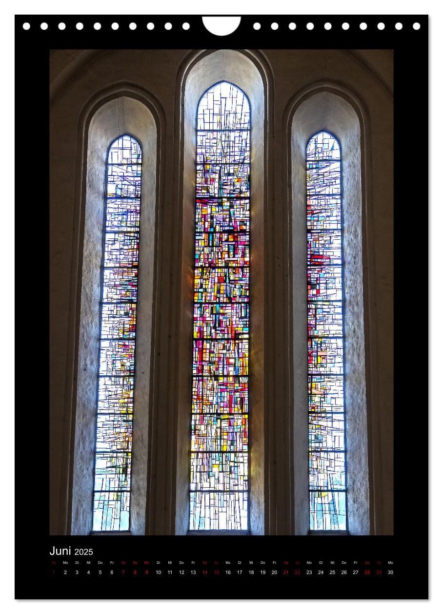 Bild: 9783435924370 | Kirchenfenster - Sakrale Glaskunst (Wandkalender 2025 DIN A4 hoch),...