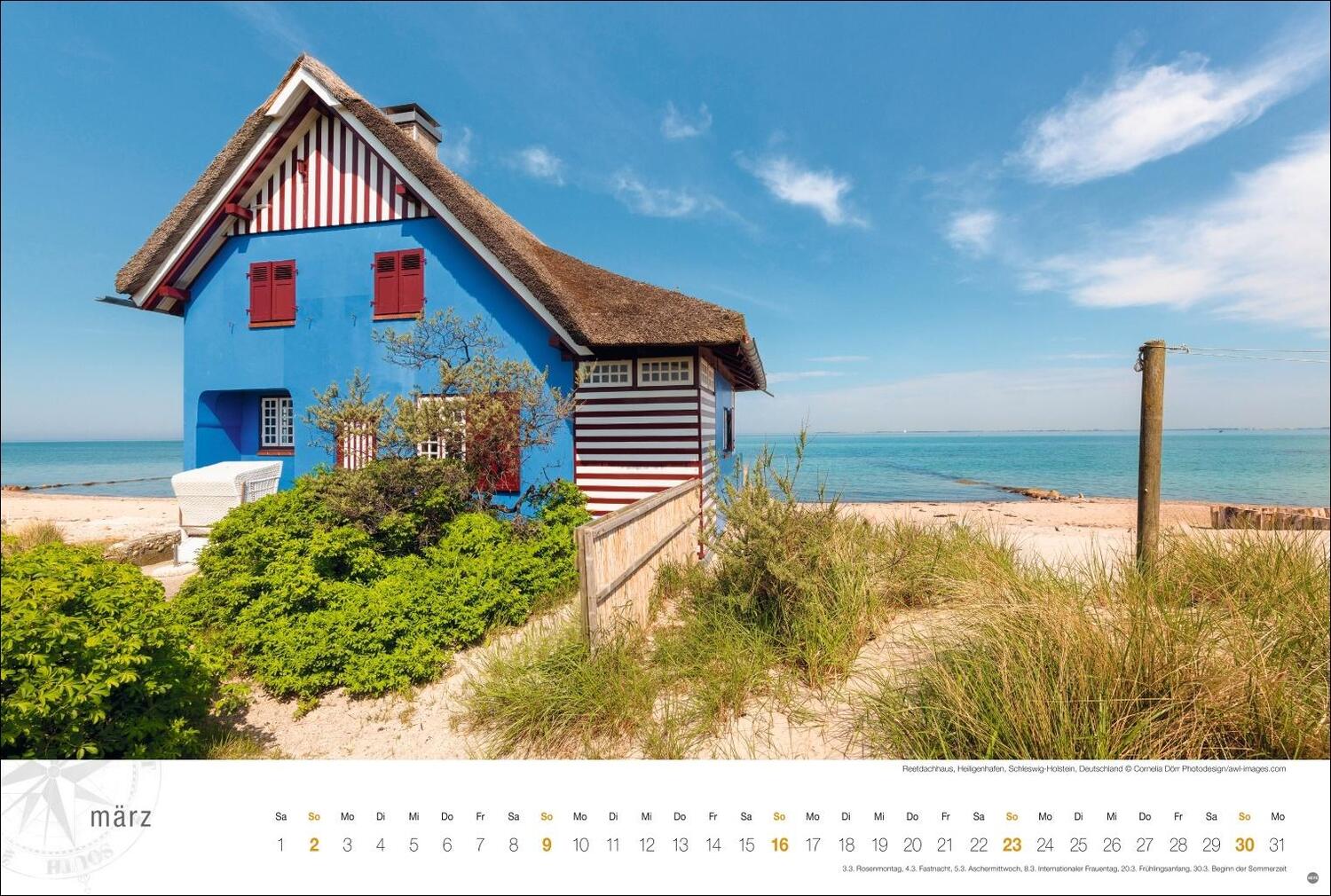 Bild: 9783756404858 | Ostsee Globetrotter Kalender 2025 - Von behaglichen Strandkörben...