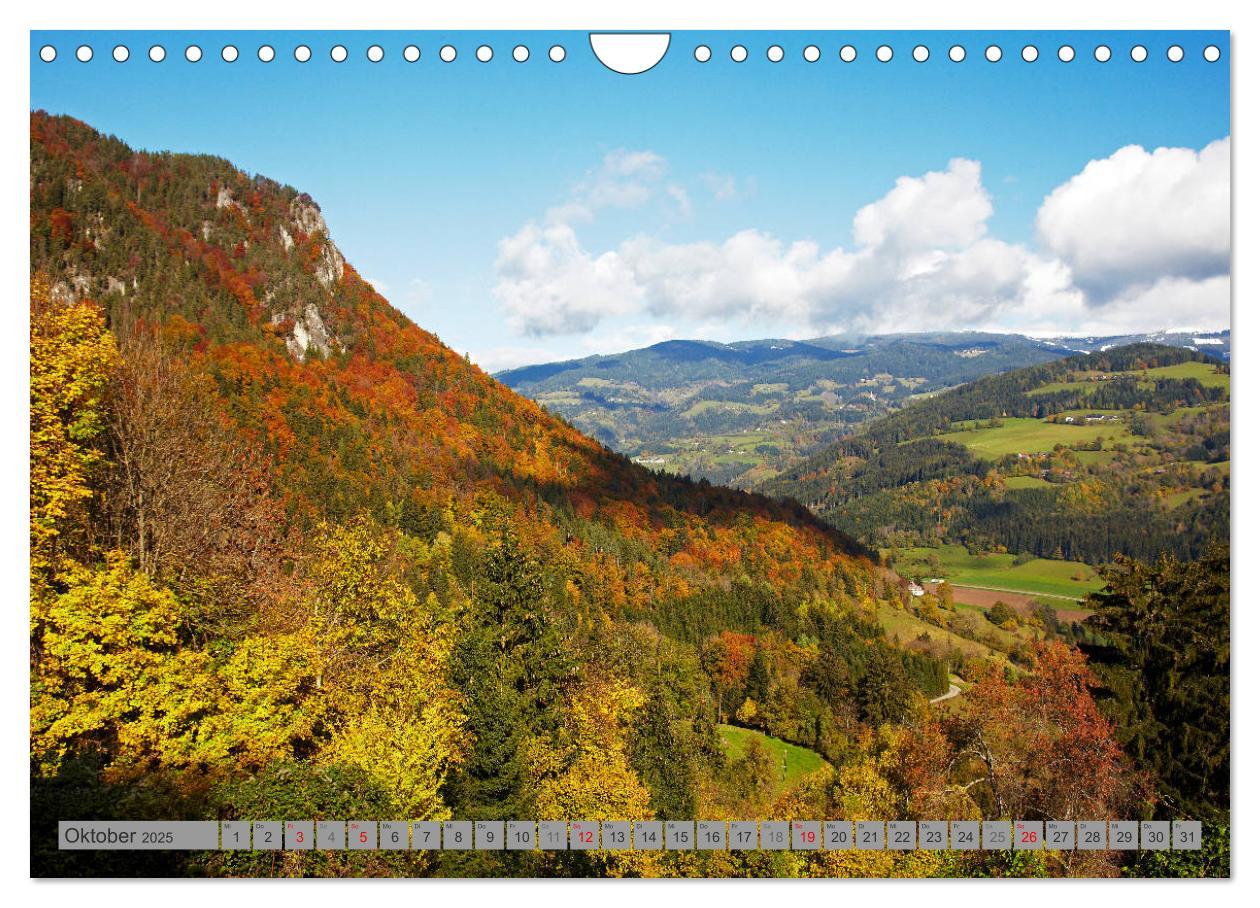 Bild: 9783435443611 | Kärnten (Wandkalender 2025 DIN A4 quer), CALVENDO Monatskalender