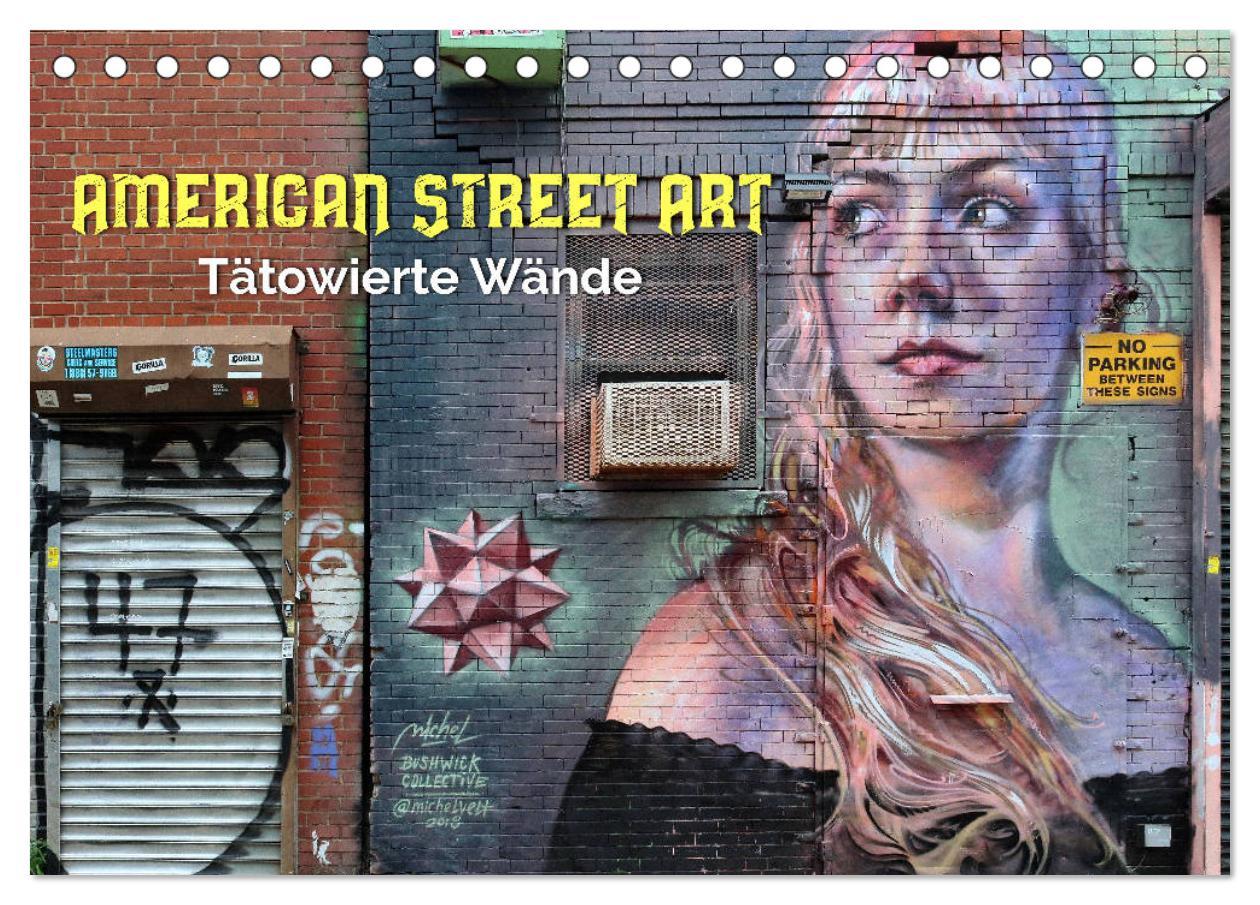 Cover: 9783435137916 | American Street Art - tätowierte Wände (Tischkalender 2025 DIN A5...