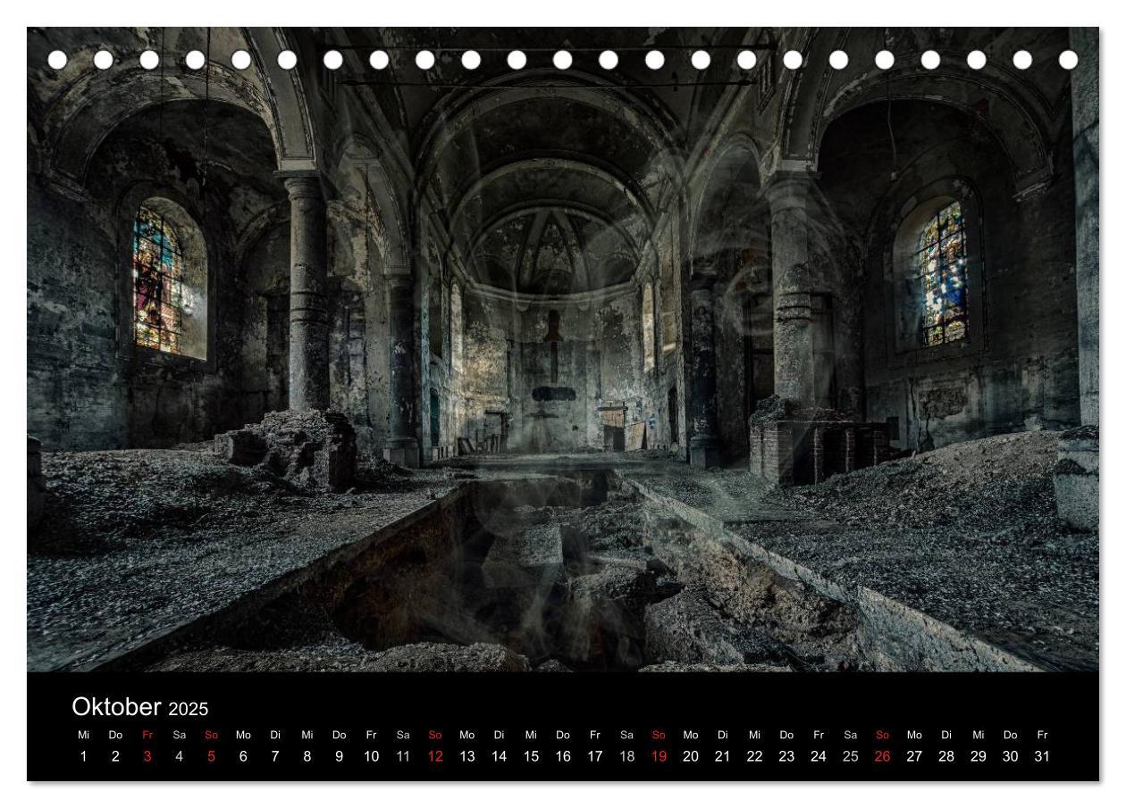 Bild: 9783435771943 | Geheimnisvolle Orte - Lost Places (Tischkalender 2025 DIN A5 quer),...