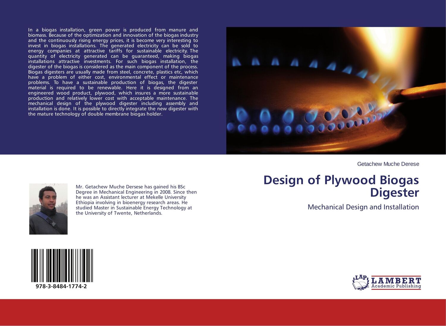 Cover: 9783848417742 | Design of Plywood Biogas Digester | Mechanical Design and Installation