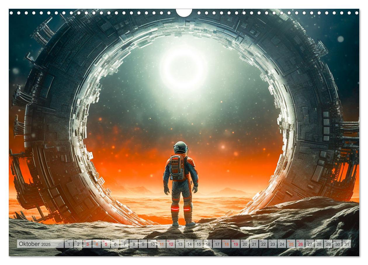 Bild: 9783383773983 | Astronaut - Unterwegs in der Galaxie (Wandkalender 2025 DIN A3...