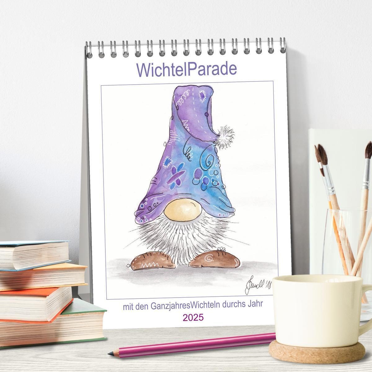 Bild: 9783435970384 | WichtelParade (Tischkalender 2025 DIN A5 hoch), CALVENDO...