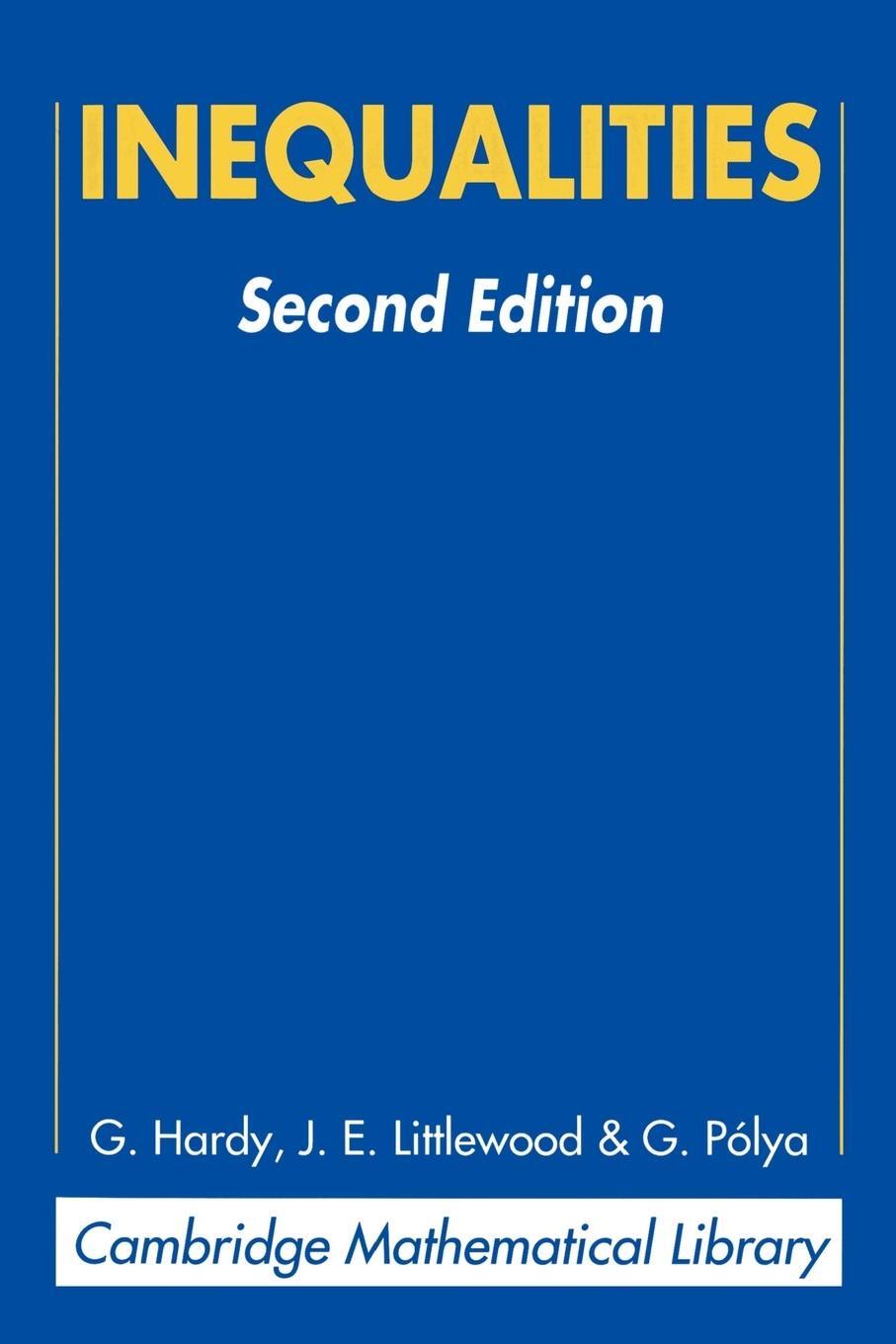 Cover: 9780521358804 | Inequalities | G. H. Hardy (u. a.) | Taschenbuch | Paperback | 1988