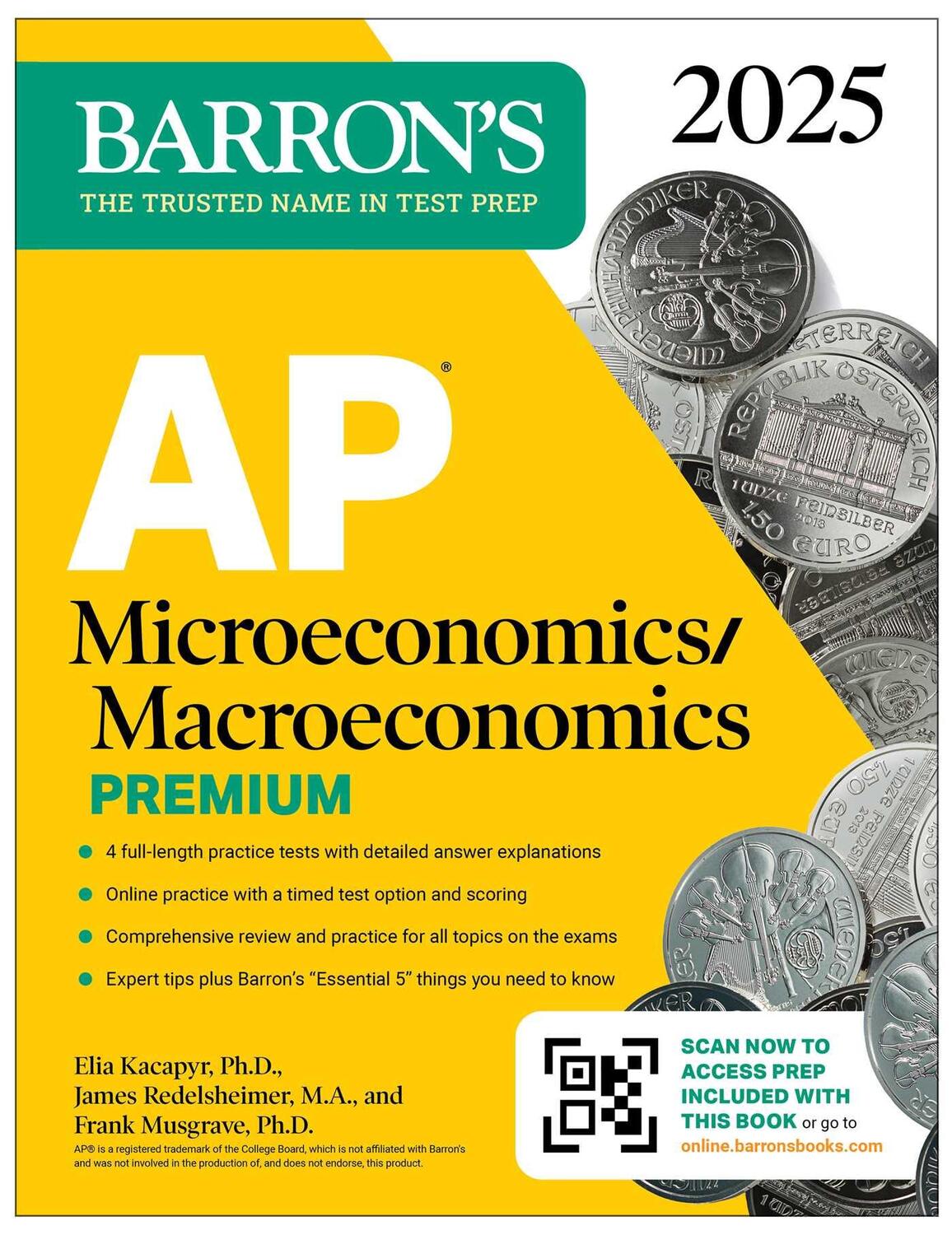 Cover: 9781506291819 | AP Microeconomics/Macroeconomics Premium, 2025: Prep Book with 4...