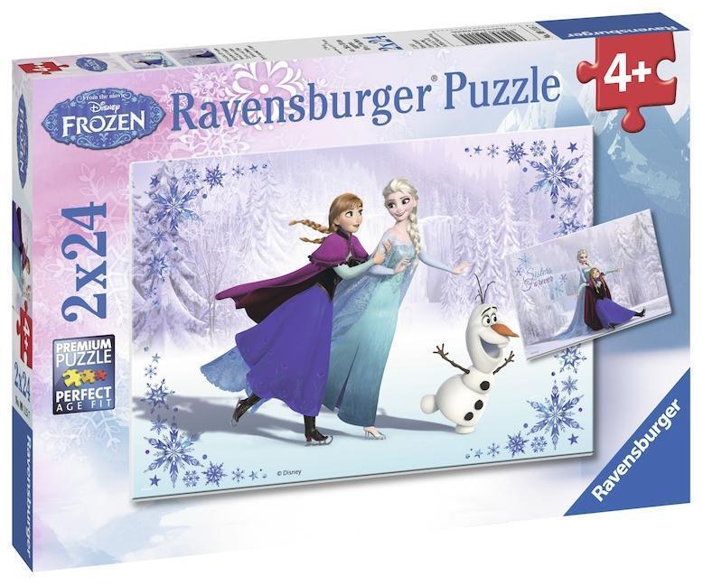 Bild: 4005556091157 | Disney Frozen: Schwestern für immer. Puzzle 2 x 24 Teile | Spiel