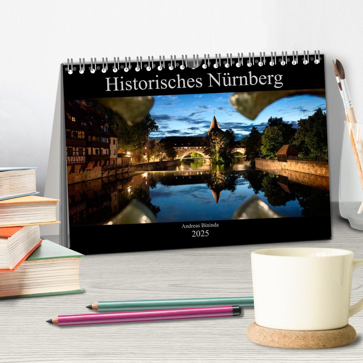 Bild: 9783435362103 | Historisches Nürnberg (Tischkalender 2025 DIN A5 quer), CALVENDO...