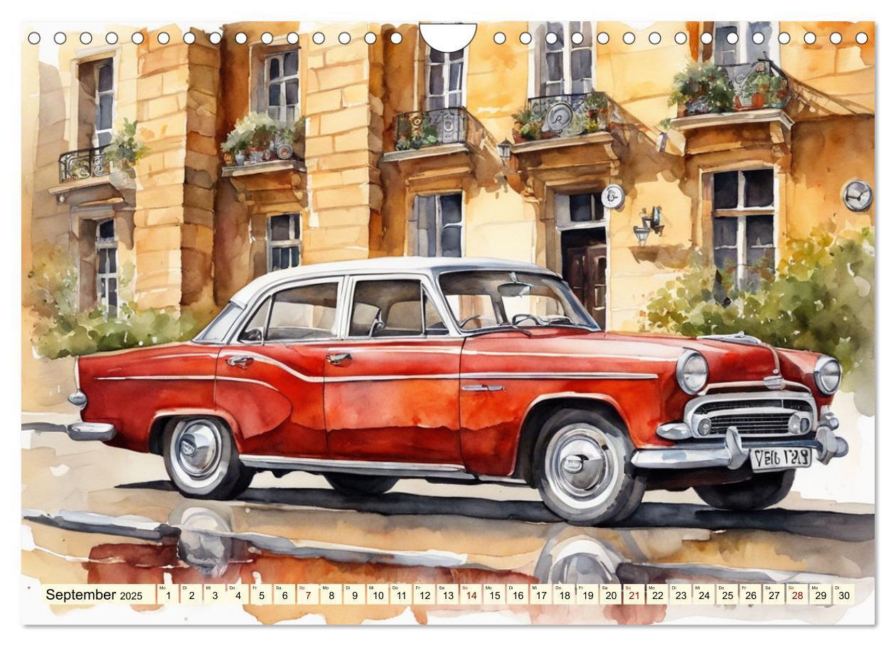 Bild: 9783383812927 | Oldtimer - Kultmodelle aus den 1960er Jahren (Wandkalender 2025 DIN...