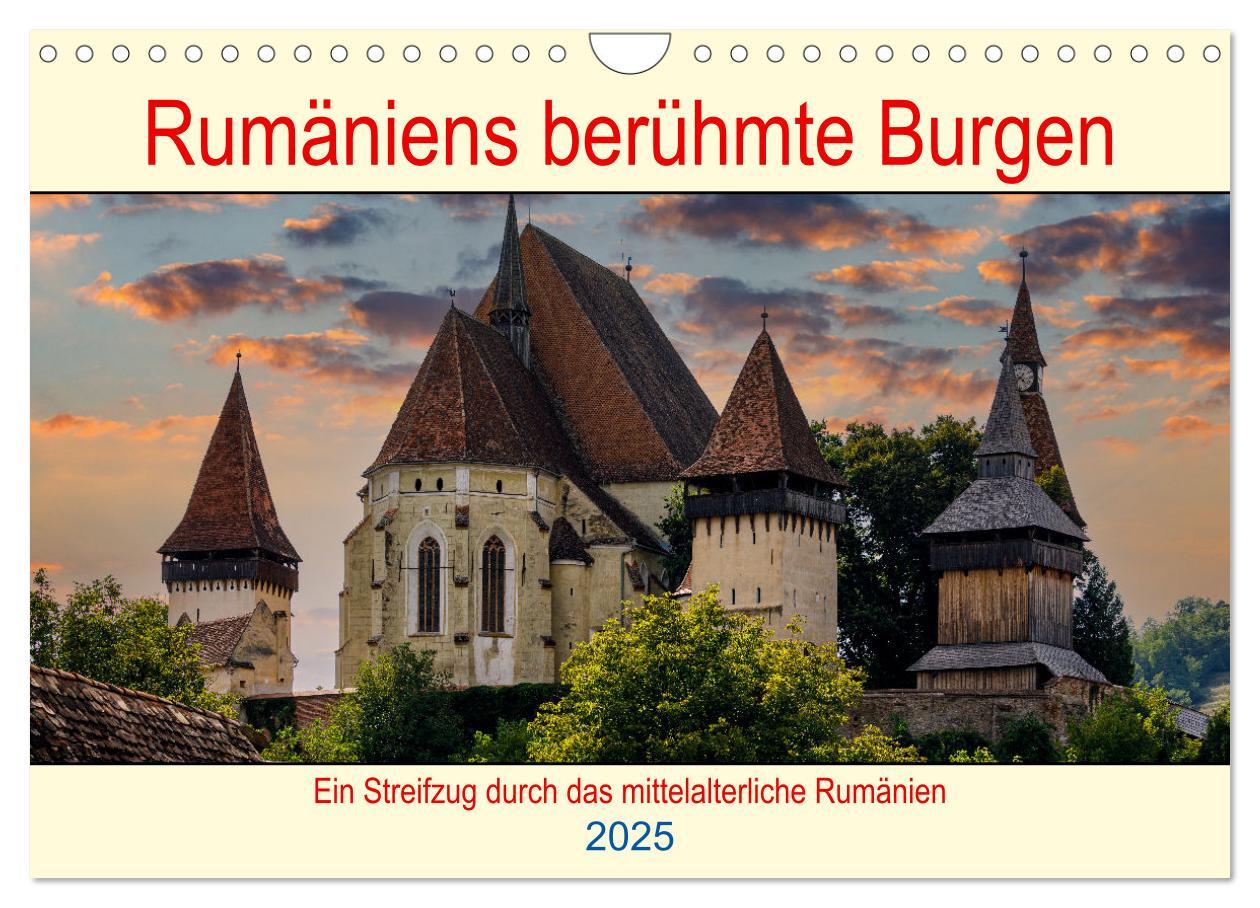 Cover: 9783383993206 | Rumäniens berühmte Burgen (Wandkalender 2025 DIN A4 quer), CALVENDO...