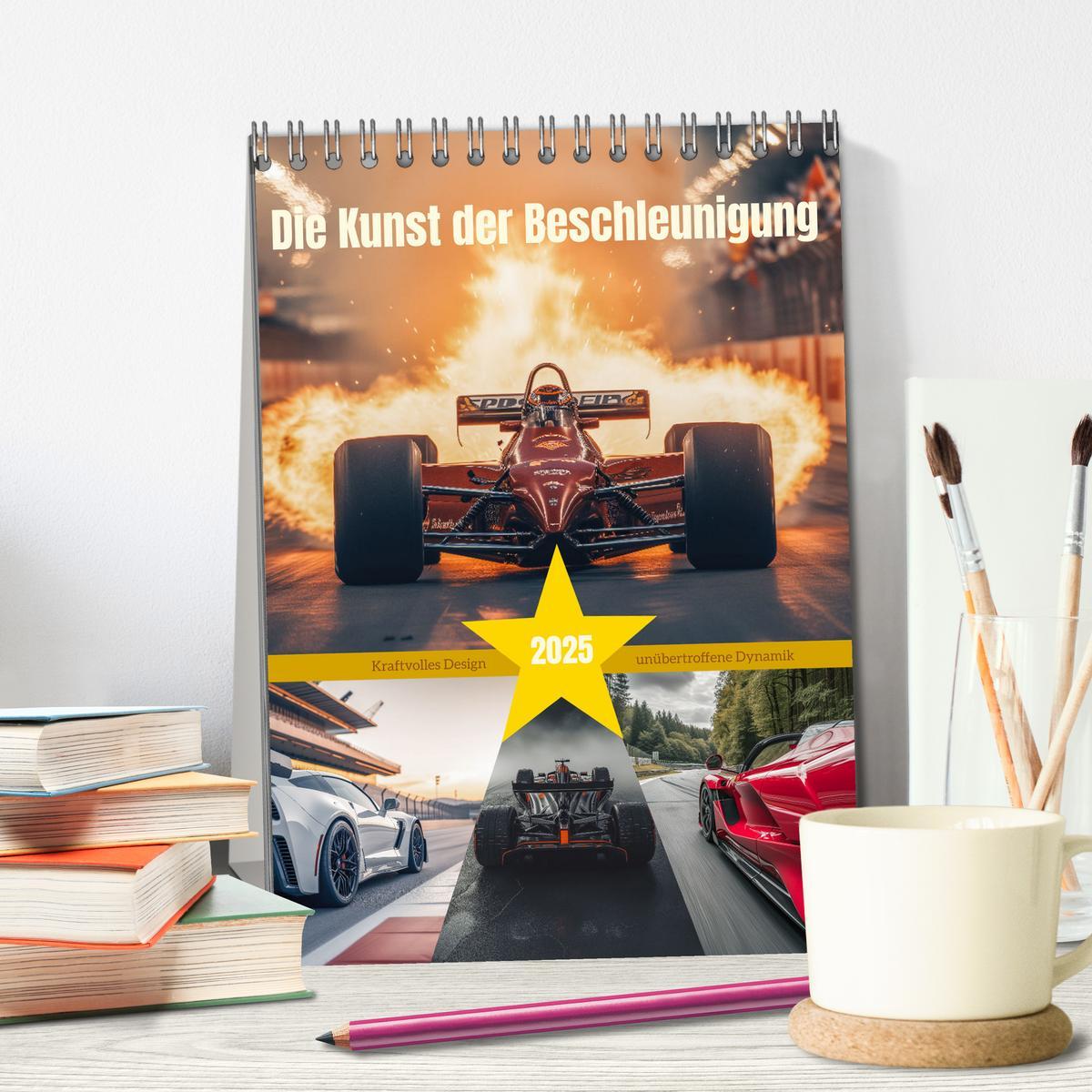 Bild: 9783383775703 | Die Kunst der Beschleunigung (Tischkalender 2025 DIN A5 hoch),...